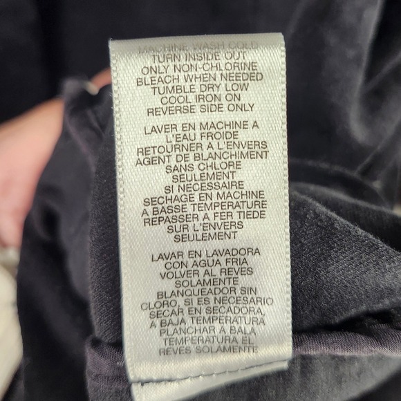 Michael Kors Black Velvet Womens Funnel Neck Button Front Jacket Plus Size 1X - Picture 15 of 16